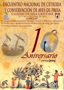 X Encuentro Nacional de Cetrería, 29/30 de octubre en Isla Cristina