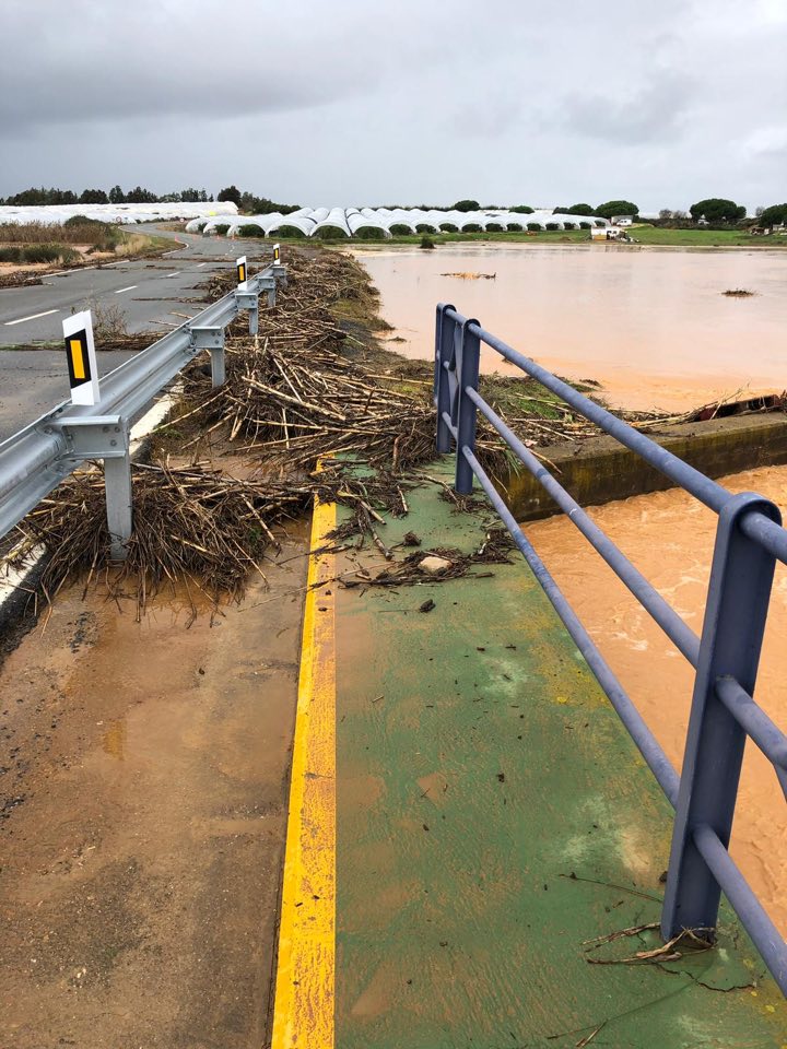 Isla Cristina se recupera de las inundaciones