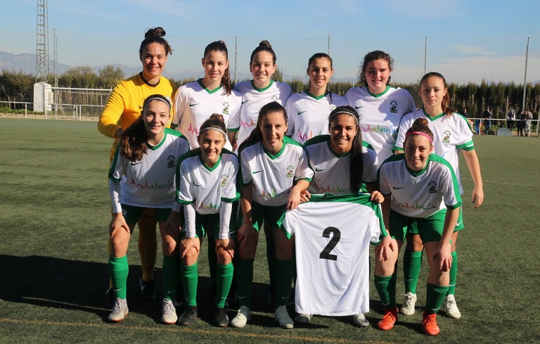 Pleno de la isleña Arati con la selección andaluza femenina