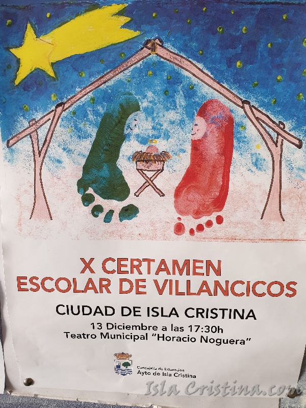 Isla Cristina celebra este jueves el X Certamen Escolar de Villancicos “Ciudad de Isla Cristina”
