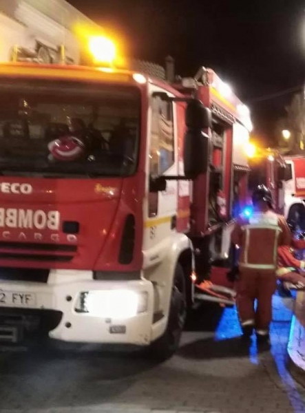 Extinguido el incendio ocurrido esta madrugada en un bar de Isla Cristina