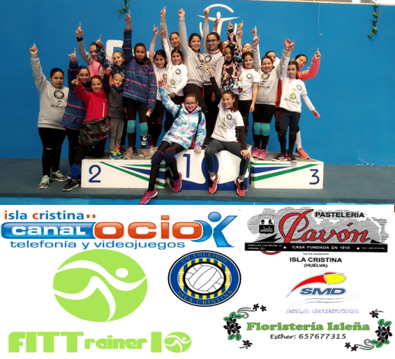 Fin de semana repleto para el Club Voleibol Isla Cristina