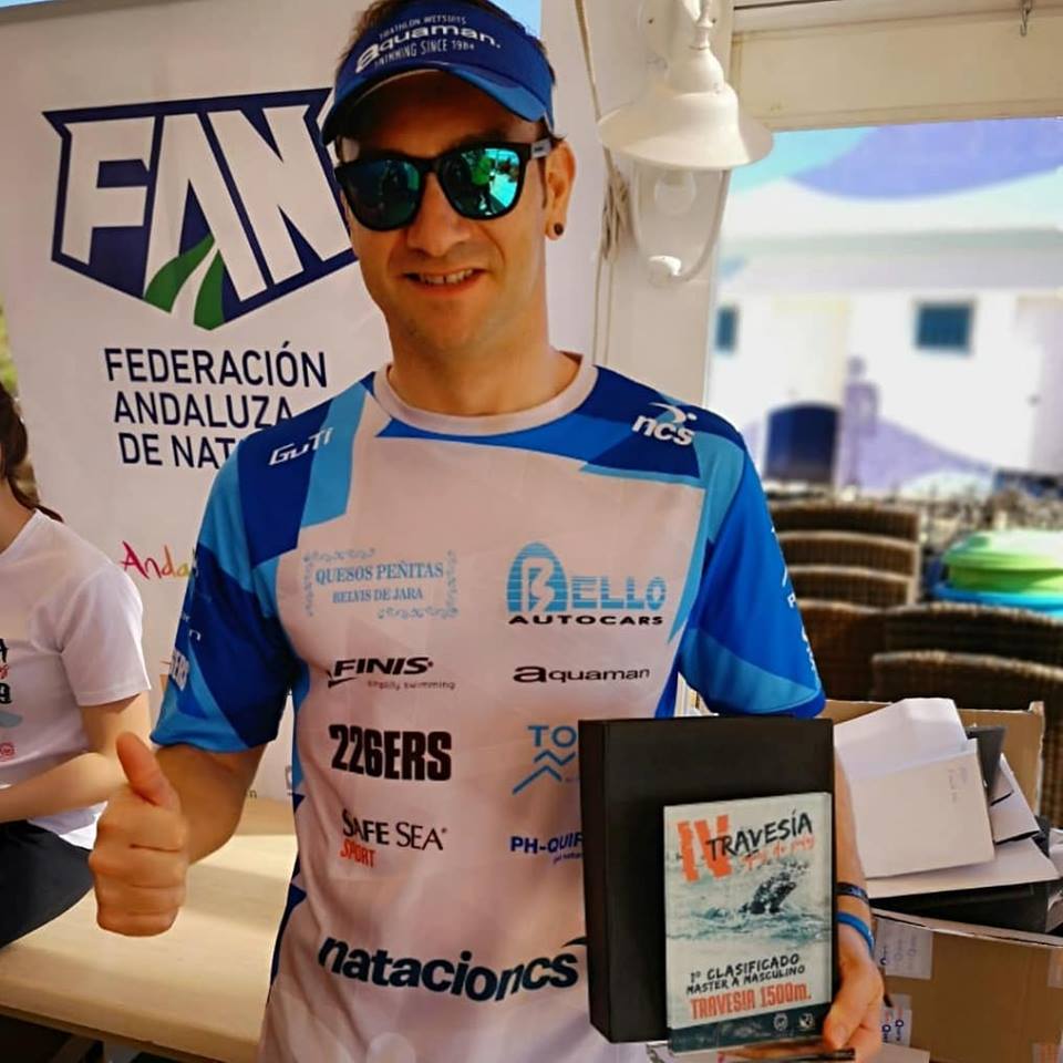 Rubén Gutiérrez, Subcampeón Absoluto en la Travesía de Invierno de Mazagón (Huelva)
