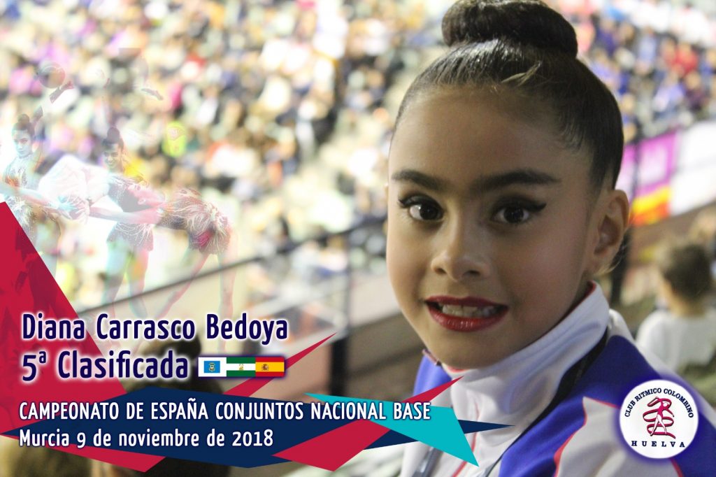 La gimnasta isleña Diana Carrasco Bedoya, Campeona de Andalucía