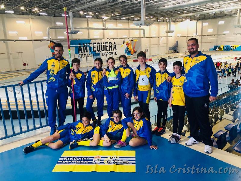 El C.A. Isla Cristina masculino relevante en el Campeonato de Andalucía de Clubes Sub 12 en pc