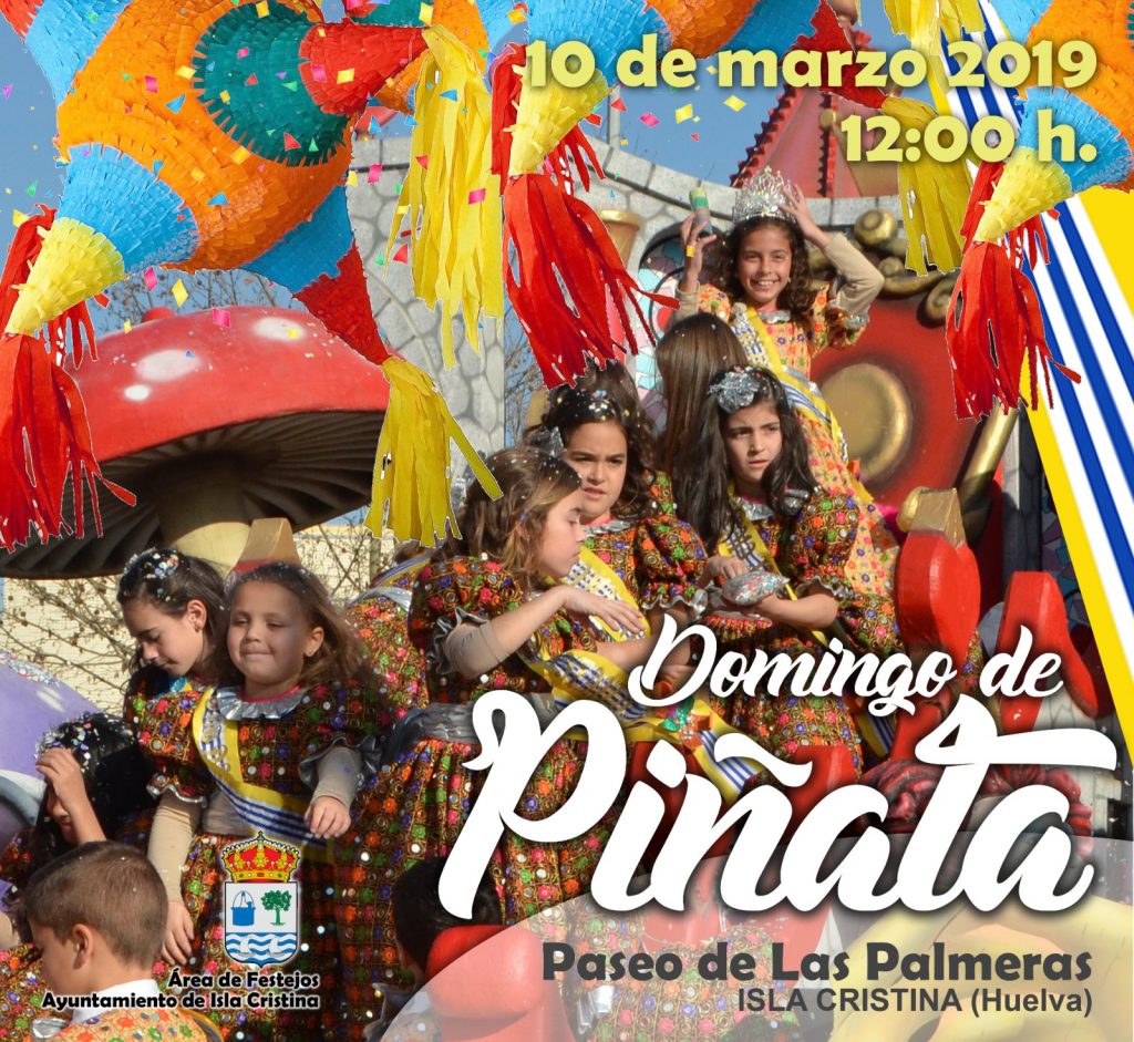 Isla Cristina despide el Carnaval 2019 este Domingo de Piñata