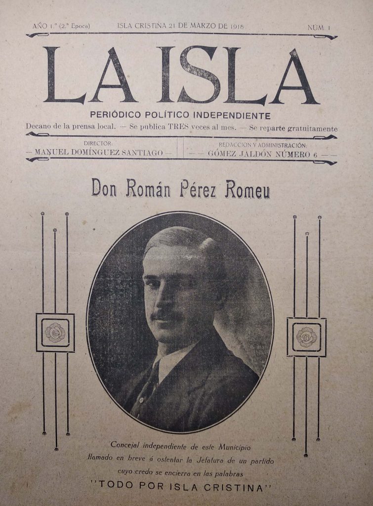 Archivo Municipal de Isla Cristina, Fondo Polo, Revista “La Isla”, 21 de marzo de 1918
