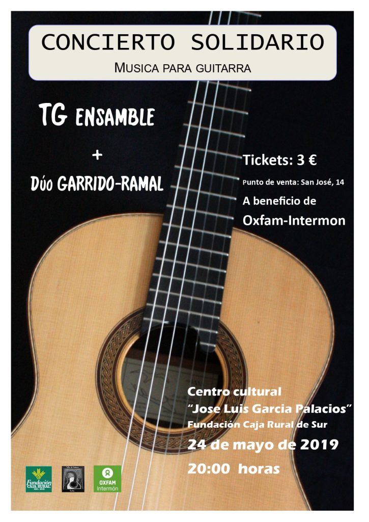 El ‘Taller de Música para guitarra’ ofrecerá un concierto solidario en Fundación Caja Rural del Sur