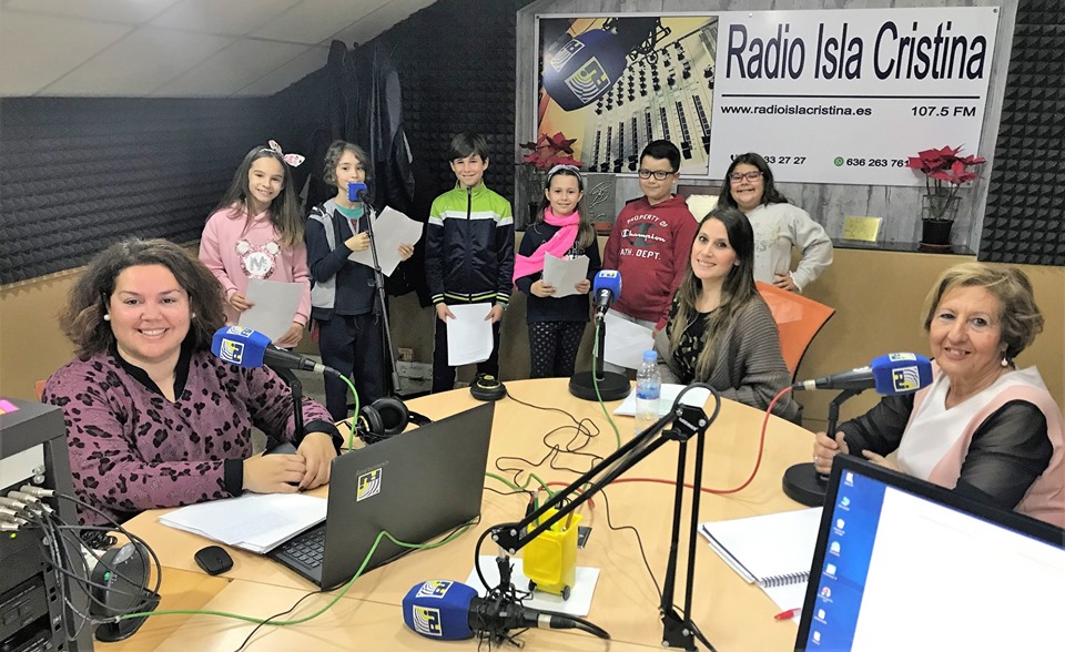 Los Escolares Protagonistas en las Mañanas de Radio Isla Cristina