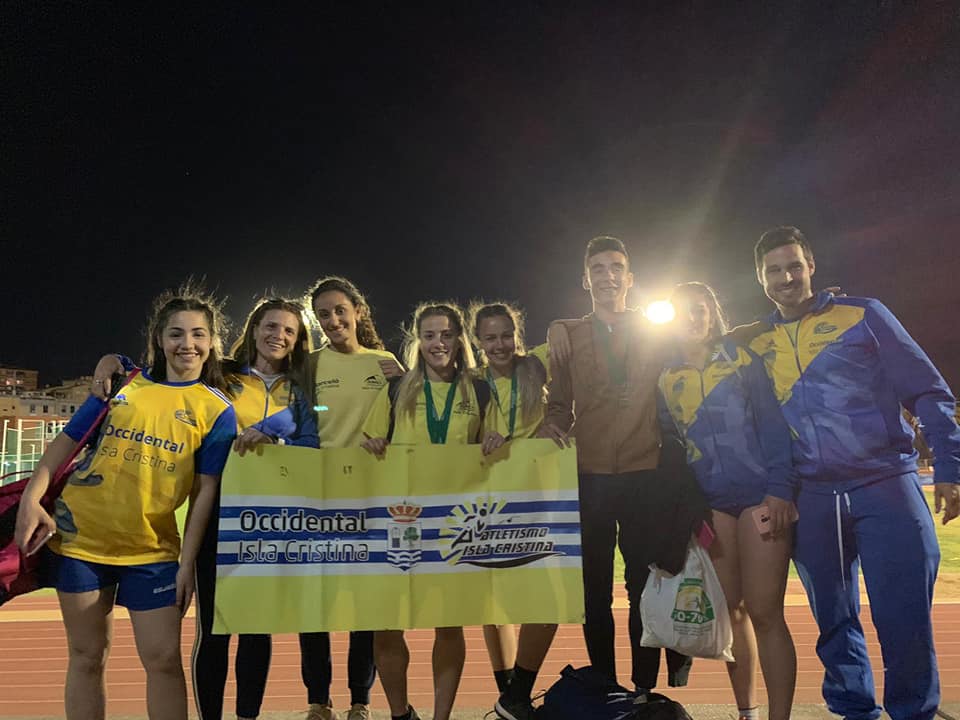 Éxito en el Campeonato de Andalucía sub18 del Club Atletismo Isla Cristina