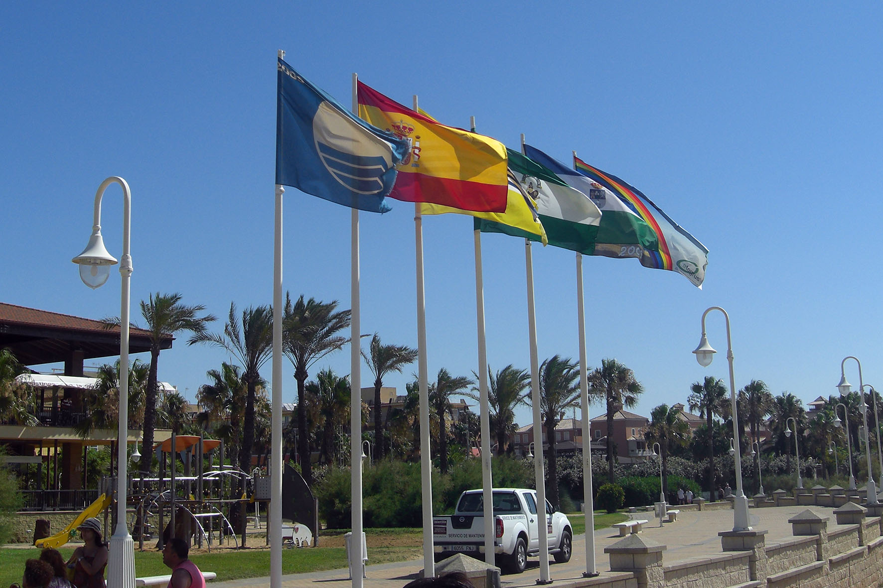 Las playas y puertos deportivos de Huelva obtienen 16 Banderas Azules en 2021