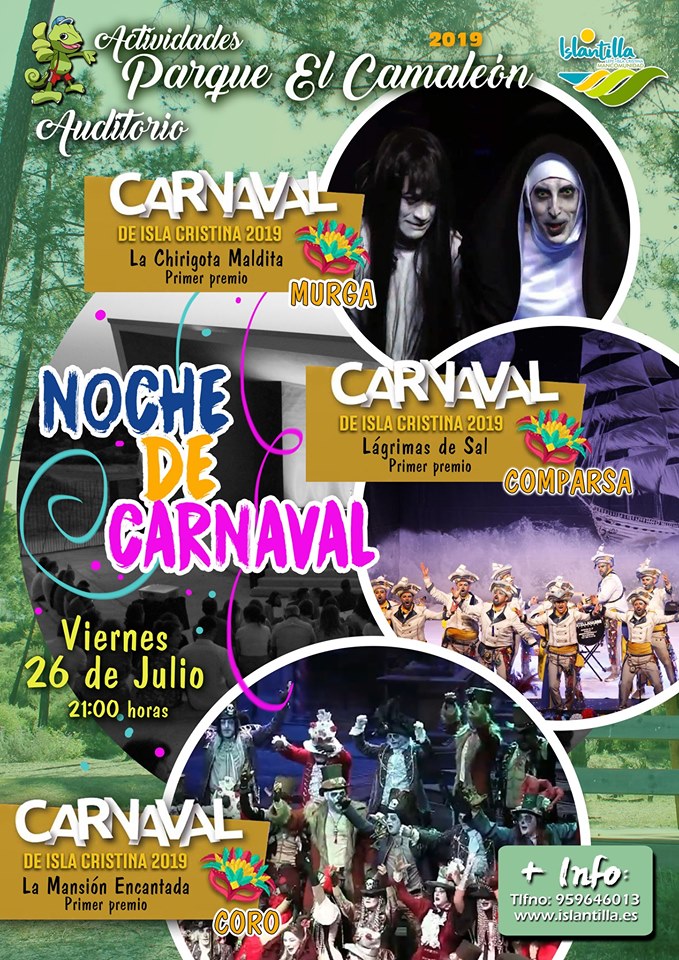 Noche de Carnaval en Islantilla