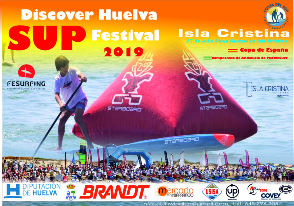 La Playa Central de Isla Cristina acoge este sábado el Discover Huelva SUP Festival 2019