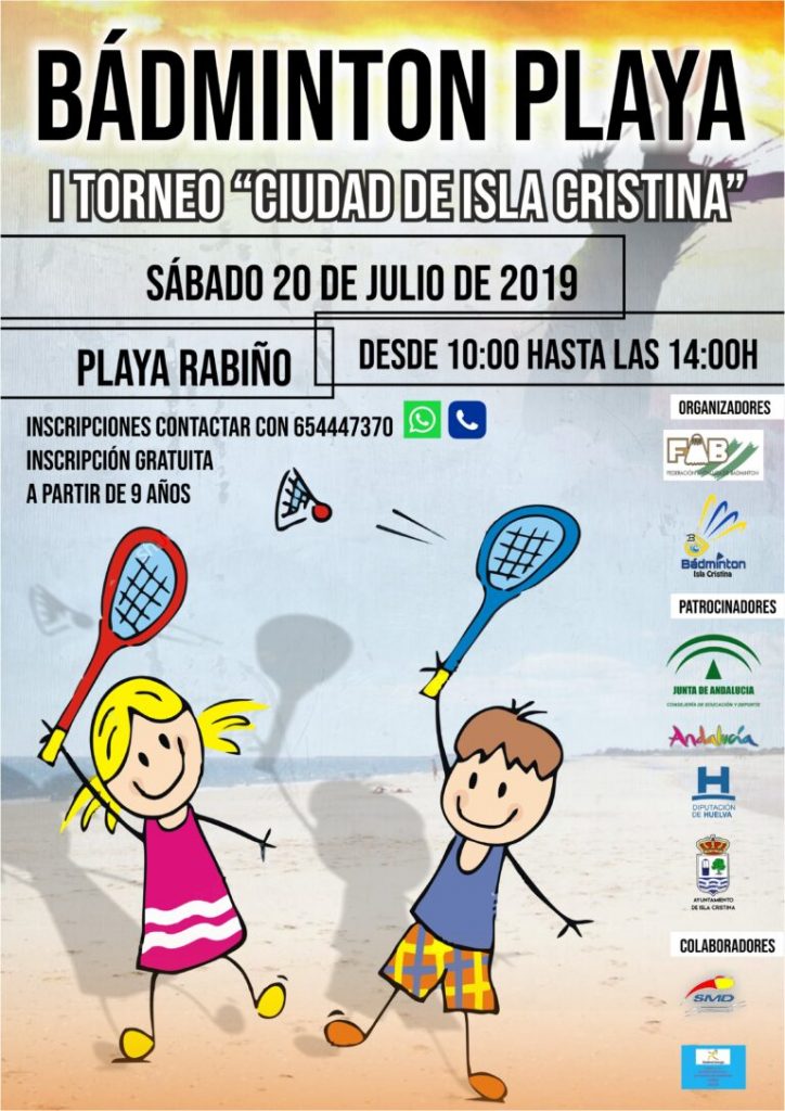I Torneo «Ciudad de Isla Cristina» de Bádminton Playa