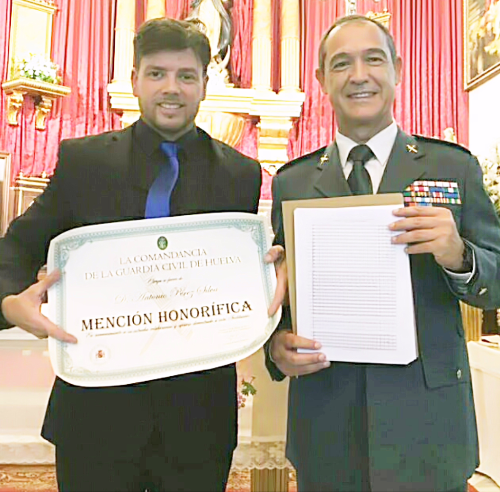 Mención Honorífica” para el Compositor Antonio Pérez Silva de la Guardia Civil.