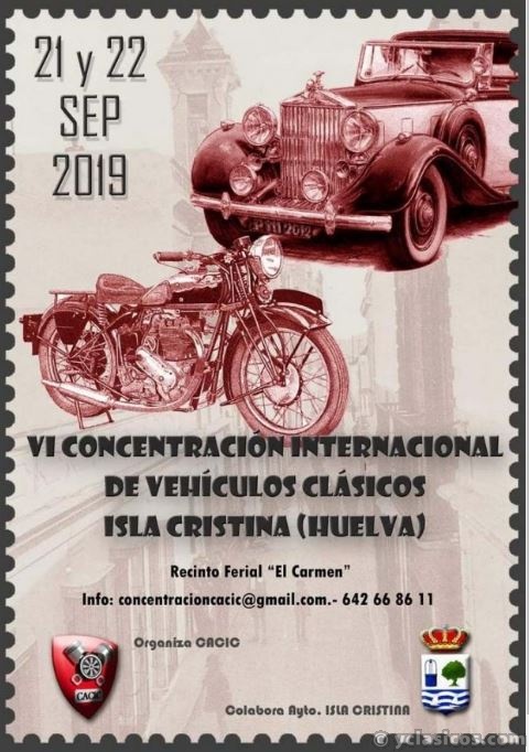 VI Concentración Internacional de Vehículos Clásicos Ciudad de Isla Cristina