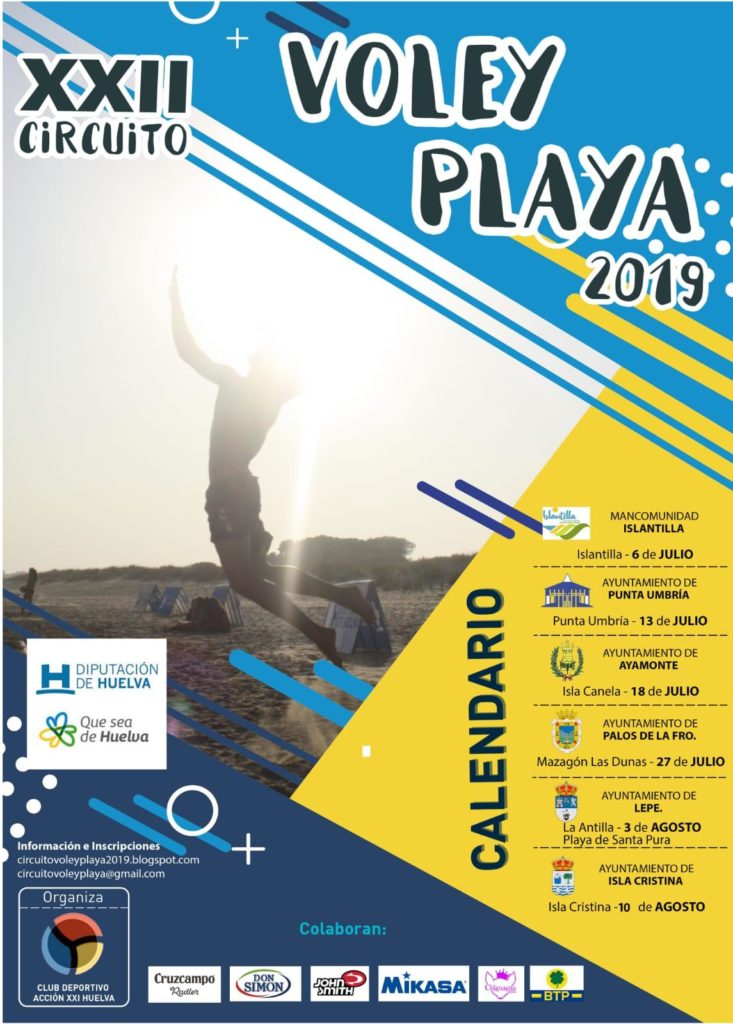 Isla Cristina acoge la última prueba del Circuito de Voley Playa