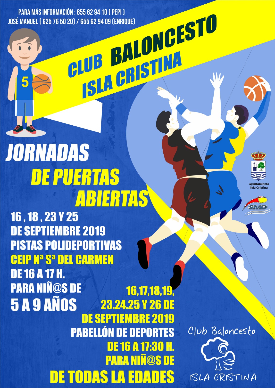 Jornadas de Puertas abiertas del Club Baloncesto Isla Cristina