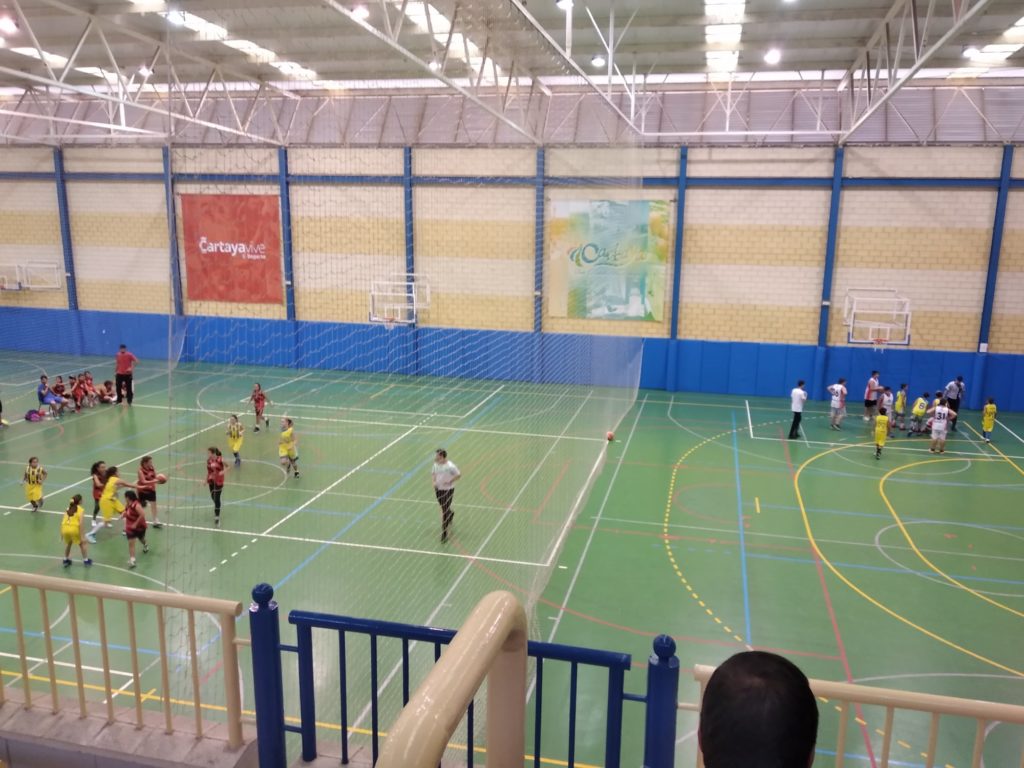 Jornada de basket y convivencia entre el SMD Cartaya y el CB Isla Cristina