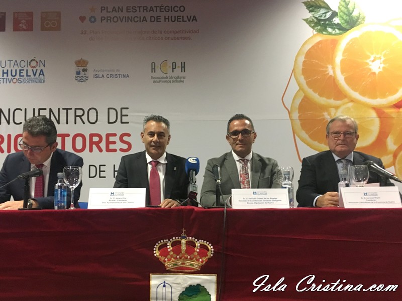 Inaugurado el IV Encuentro de Citricultores de Provincia de Huelva que se celebra en Isla Cristina