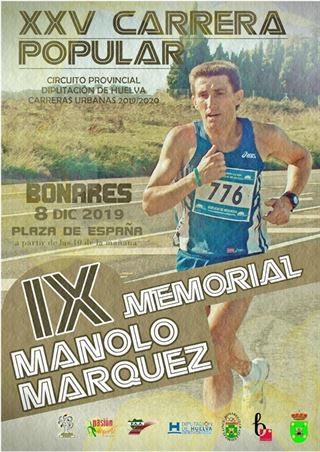 Bonares celebra su XXV Carrera Popular-IX Memorial Manolo Márquez