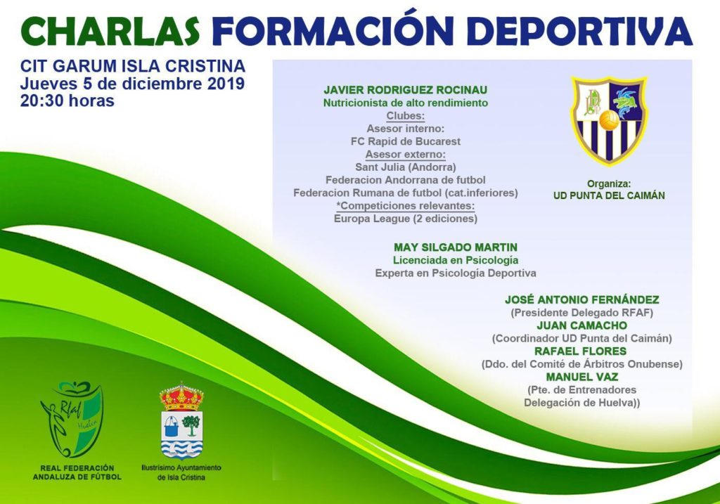 Charlas Formación Deportiva en el CIT GARUM de Isla Cristina