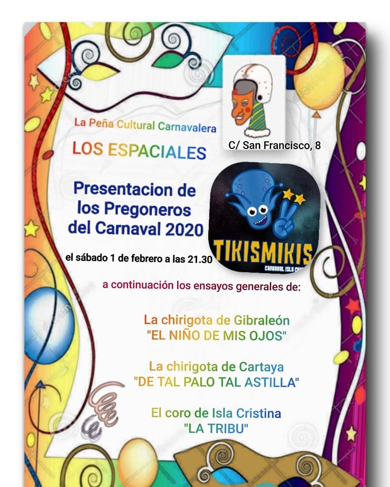 Entrega Premio Manuel Fragoso 'El Patitas' y Presentación de los Pregoneros del Carnaval