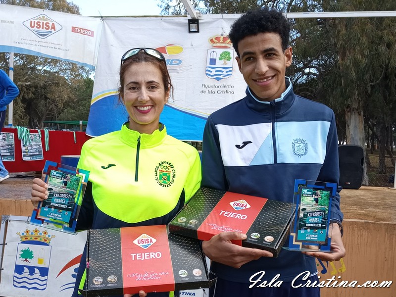 Mahmud Abnu y Yolanda Domínguez ganan el Cross de Isla Cristina