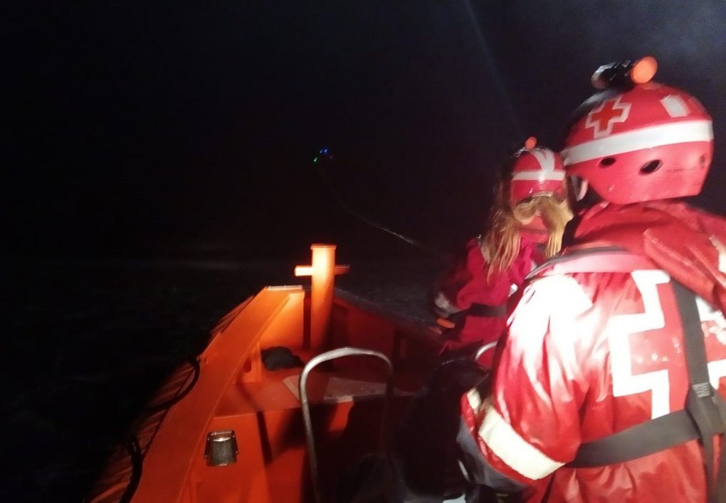 Rescate de Cruz Roja adscrita a Salvamento Marítimo con base en el puerto de Isla Cristina