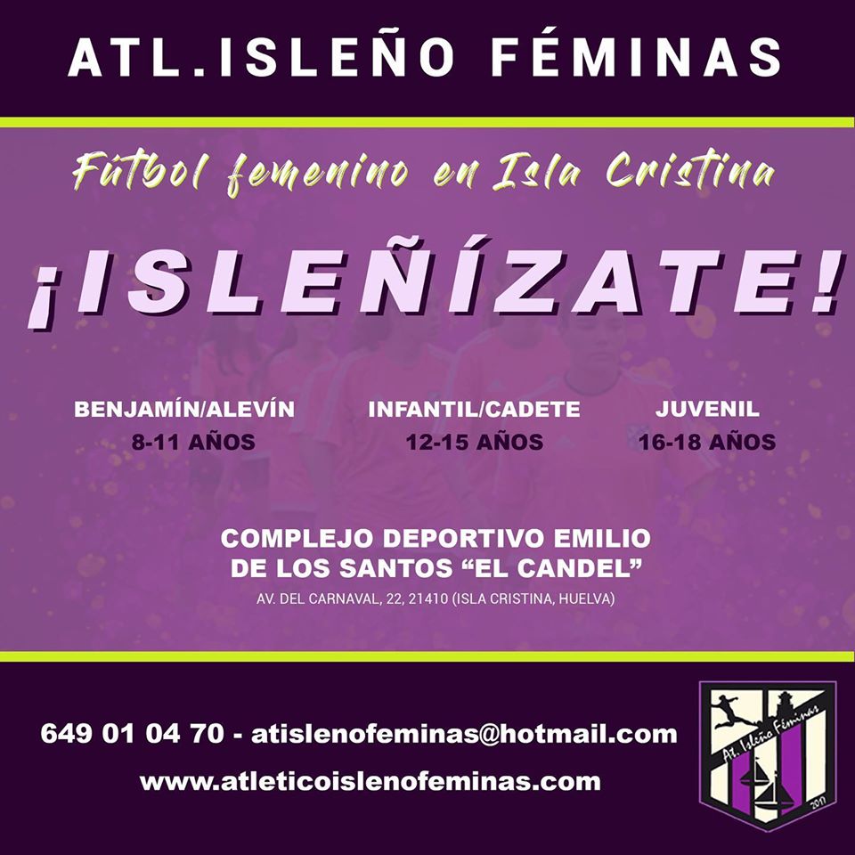 Campaña de captación del Atlético Isleño Féminas de fútbol
