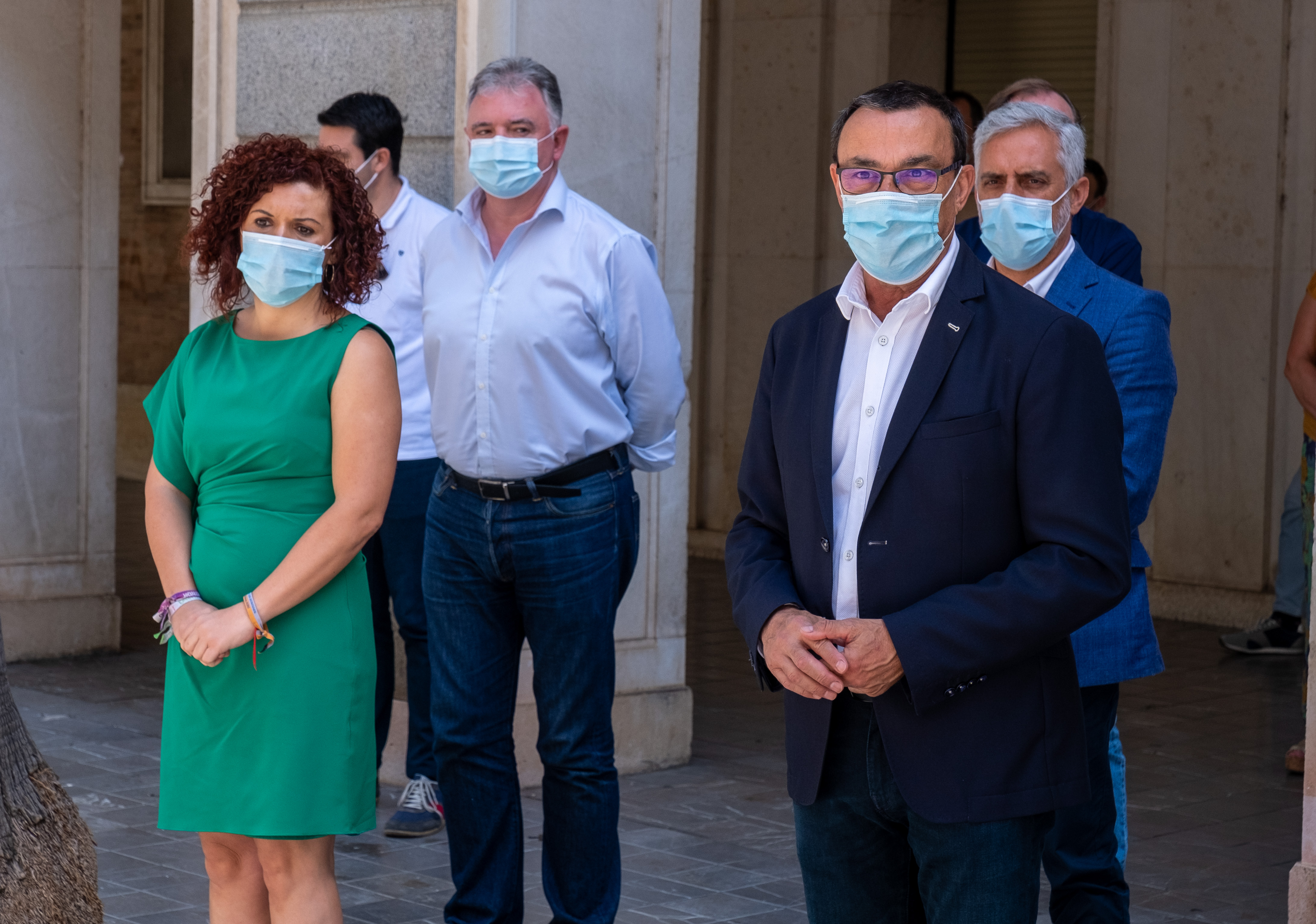 La Diputación de Huelva se suma al minuto de silencio en memoria de las víctimas del coronavirus