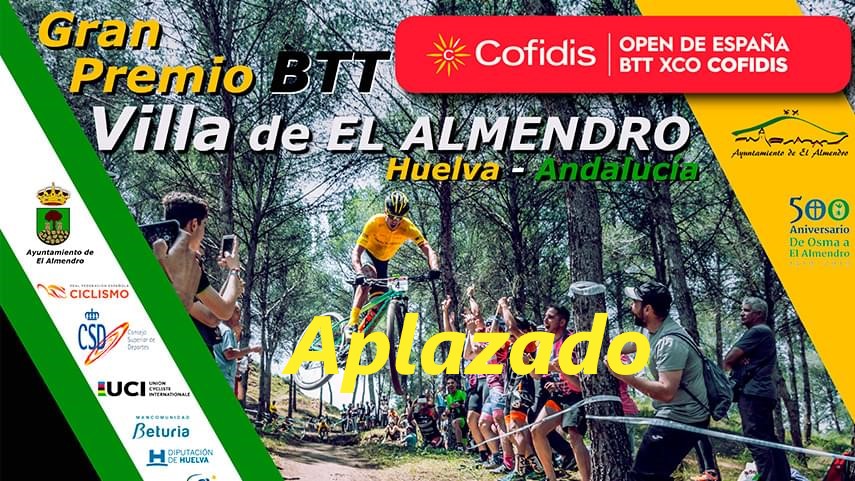 Aplazado el Campeonato de Andalucía BTT XCO 2020 en El Almendro