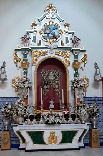 La Hermandad de Isla Cristina celebró la sabatina en honor a la Virgen del Rocío