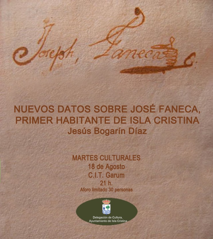 Conferencia de Jesús Bogarín Díaz 'La figura de José Faneca.'