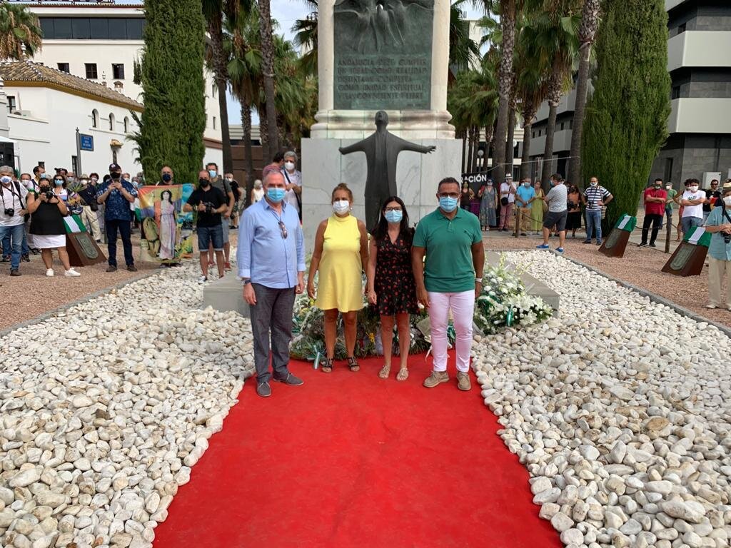 Isla Cristina, presente en el acto- homenaje que conmemora el 84 Aniversario del fusilamiento de Blas Infante