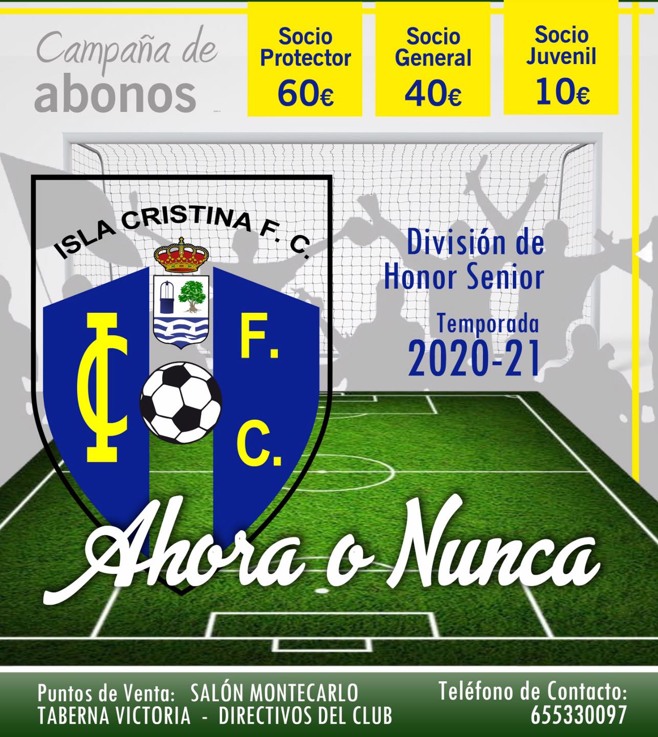 Información sobre la temporada 2020/21 del Isla Cristina FC