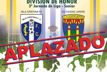 El Isla Cristina - Ciudad Jardín, aplazado debido a un positivo de Covid-19 en el club Cordobés