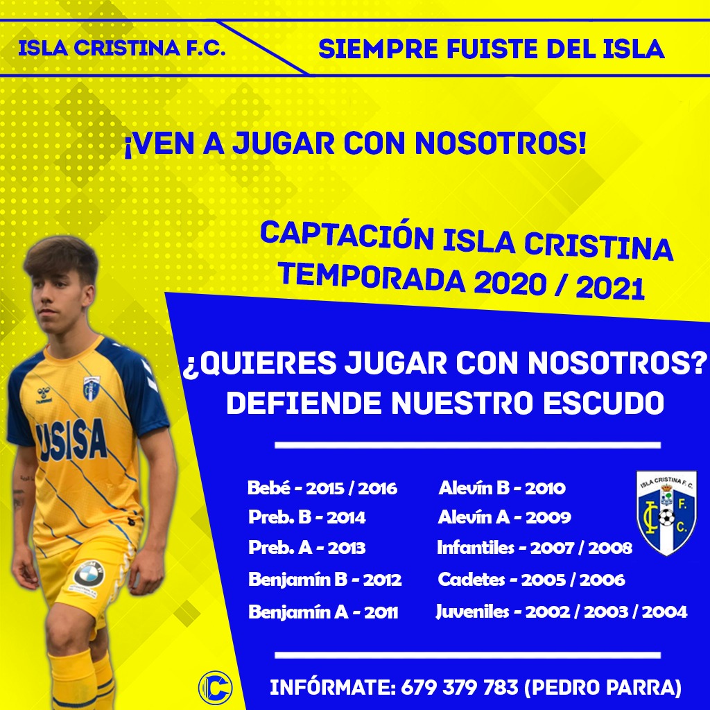 Captación de jugadores para la cantera del Isla Cristina FC