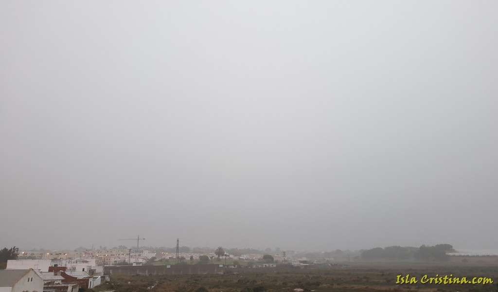 La lluvia protagonista de la semana en Isla Cristina
