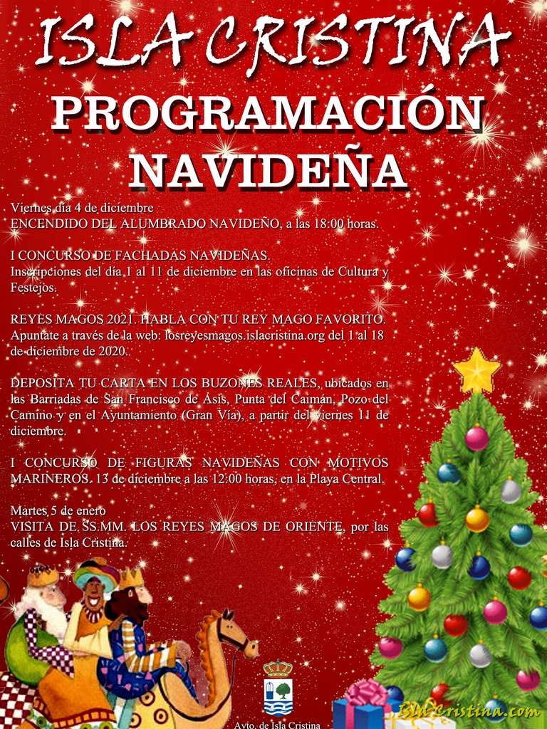 Programación de Navidad 2020 Ayuntamiento de Isla Cristina