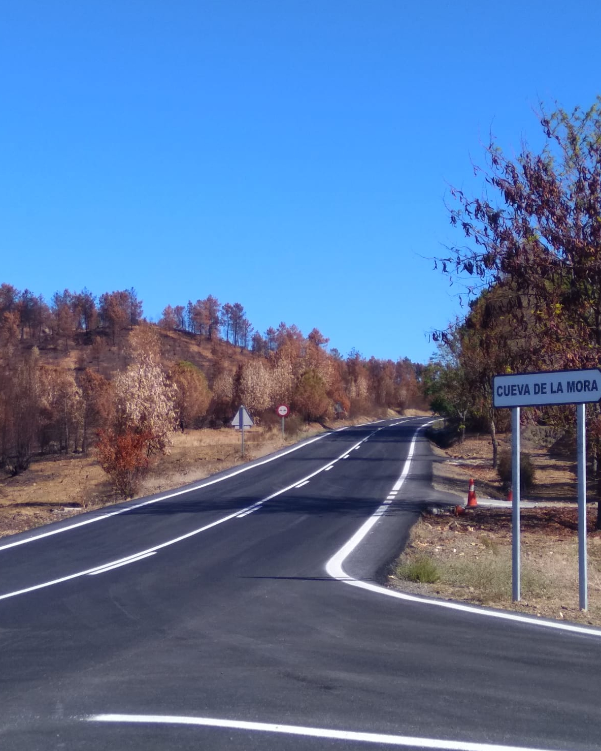 Diputación finaliza las obras de dos carreteras de la provincia que han contado con una inversión de 900.000 euros