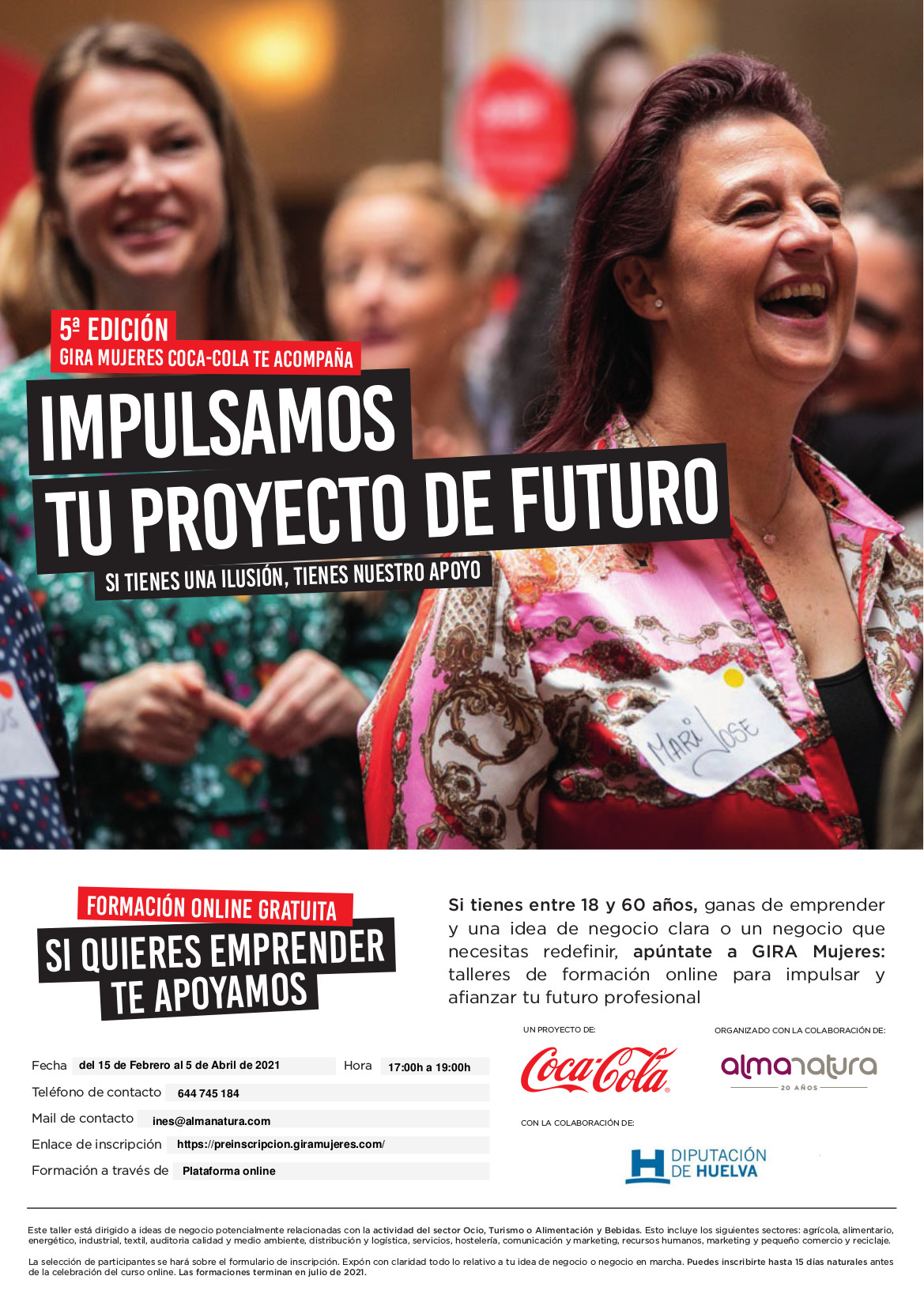 Diputación difunde por la provincia la V Gira Mujeres Coca-Cola