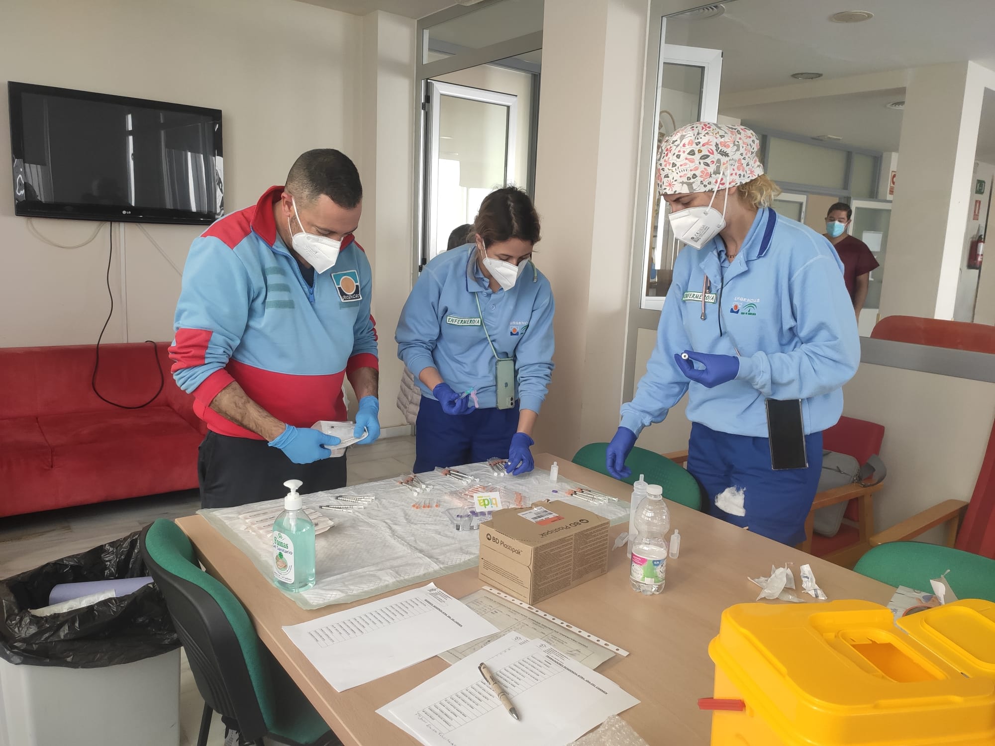 Finaliza con éxito el proceso de vacunación contra la COVID en la Residencia de Mayores ‘Virgen del Carmen’ de Isla Cristina