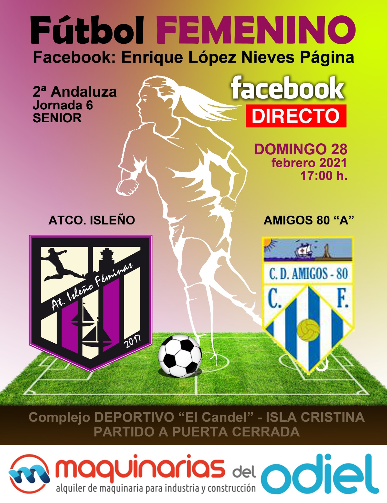 Isla Cristina acoge el día de Andalucía un Partidazo de fútbol femenino