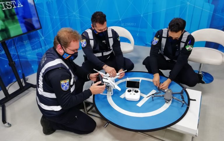 La Policía Local de Isla Cristina, pionera en el uso de drones con la Unidad Hermes