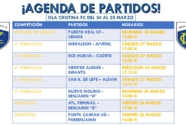 Agenda futbolera fin de semana del Isla Cristina FC