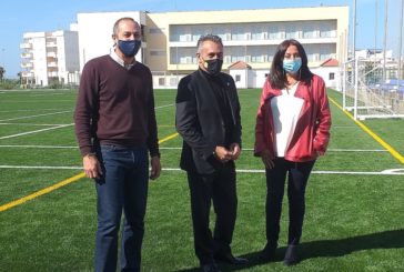 La Junta invierte 156.000 euros en el nuevo campo de fútbol de Isla Cristina