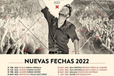 Los conciertos de Manuel Carrasco en Isla Cristina se aplazan para mayo del 2022