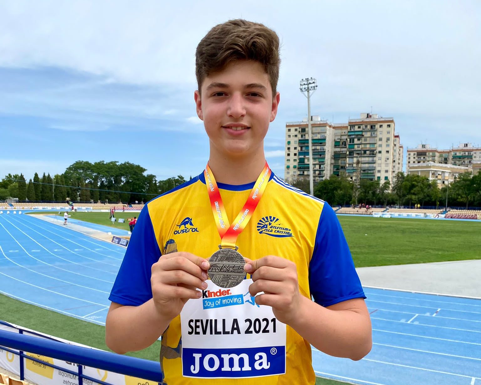 El atleta isleño Rodrigo García Orozco Subcampeón de España sub 14 individual
