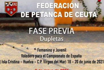 Isla Cristina acogerá el Campeonato de España de Dupletas en categorías femenina y juvenil
